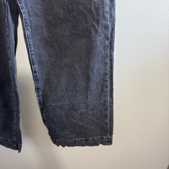 Madewell Black Super Wide Leg Jeans size 29 - Picture 9 of 9